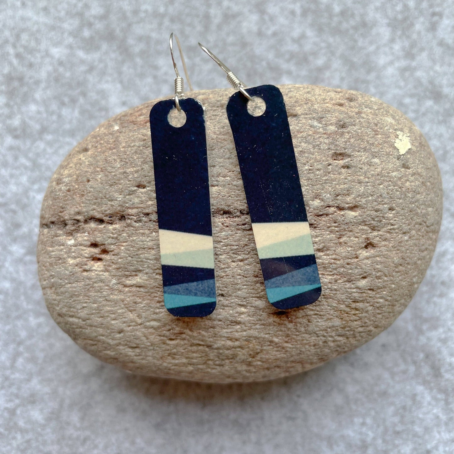 Atelier Nature Collection - Night Sky Strata Earrings (Navy)