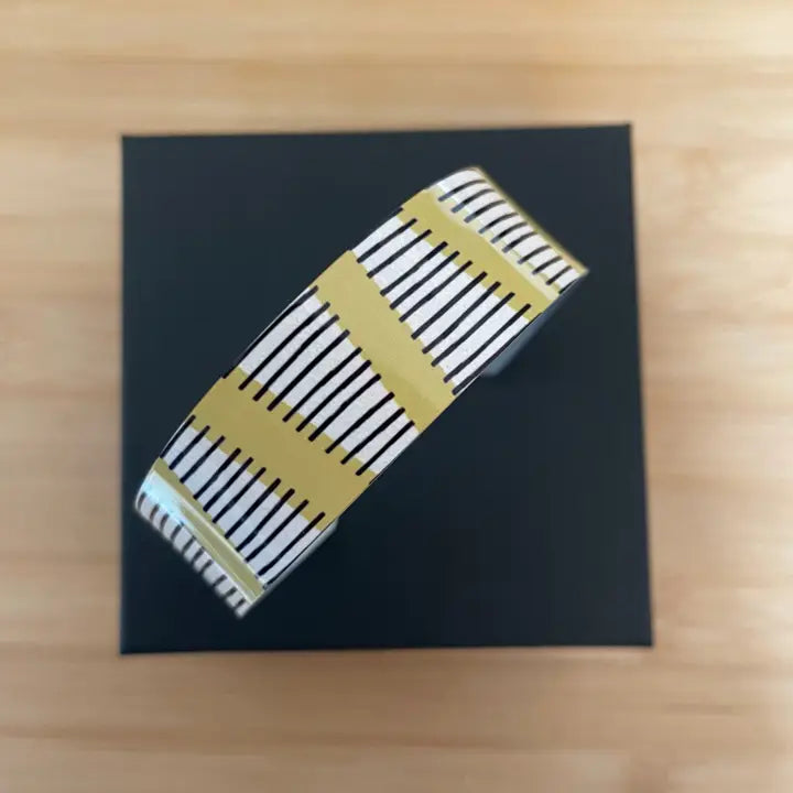 Ochre Linear Narrow Cuff