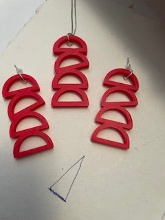 Red Arc Necklace