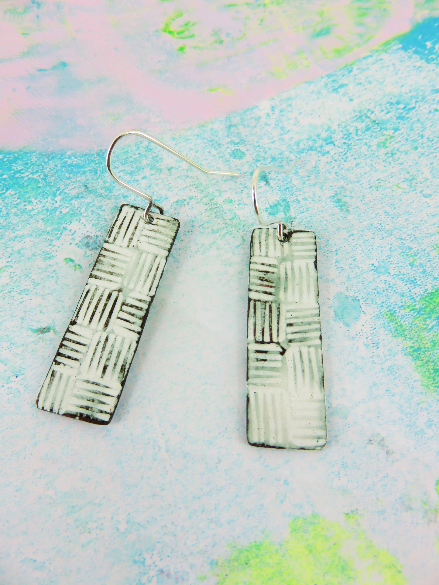Euclid Collection - Handmade Textured Earrings