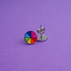 Euclid Colour Wheel Earrings