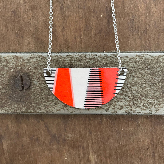 The Vermilion Arc Necklace