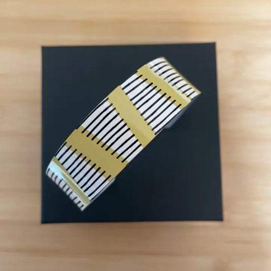 Ochre Linear Narrow Cuff