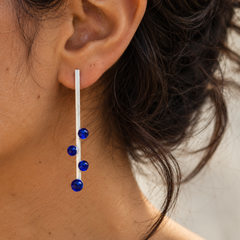 Minimalista Cobalt ORB Earrings