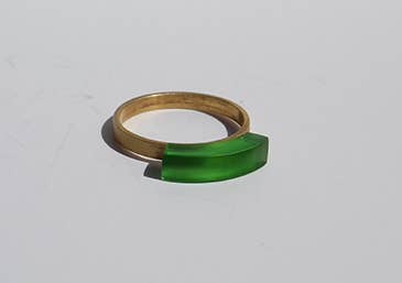 CIRCLE SOULBOTTLE GREEN long earrings – Atelier Modernista