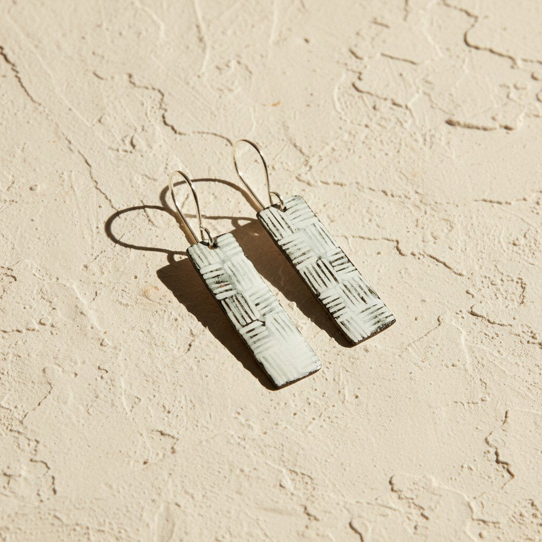 The Portico  Necklace - Textured Enamel
