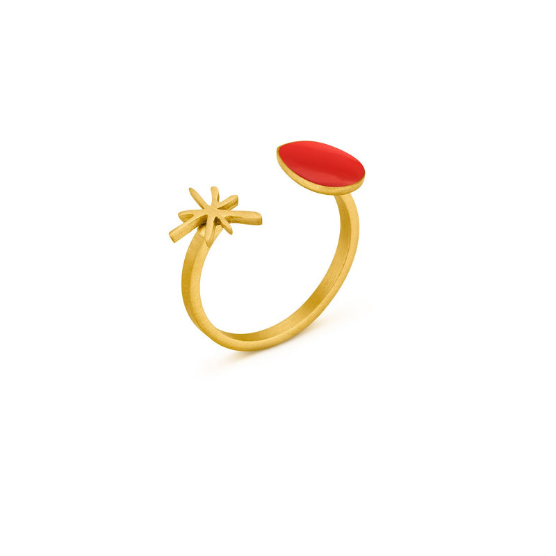 Golden Ring Miró Jewelry Star
