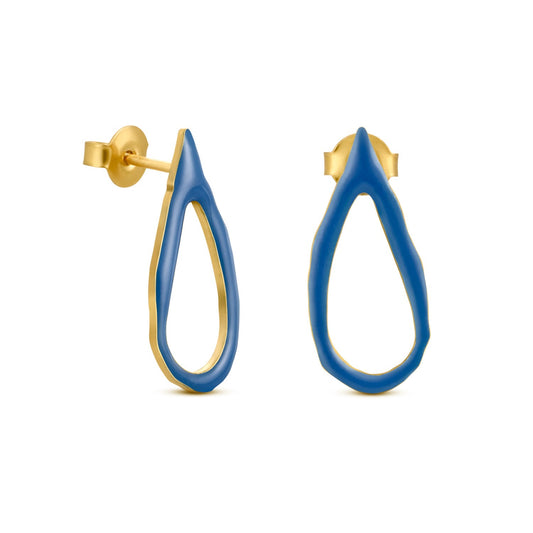 Golden Earrings Miró Jewelry Drop