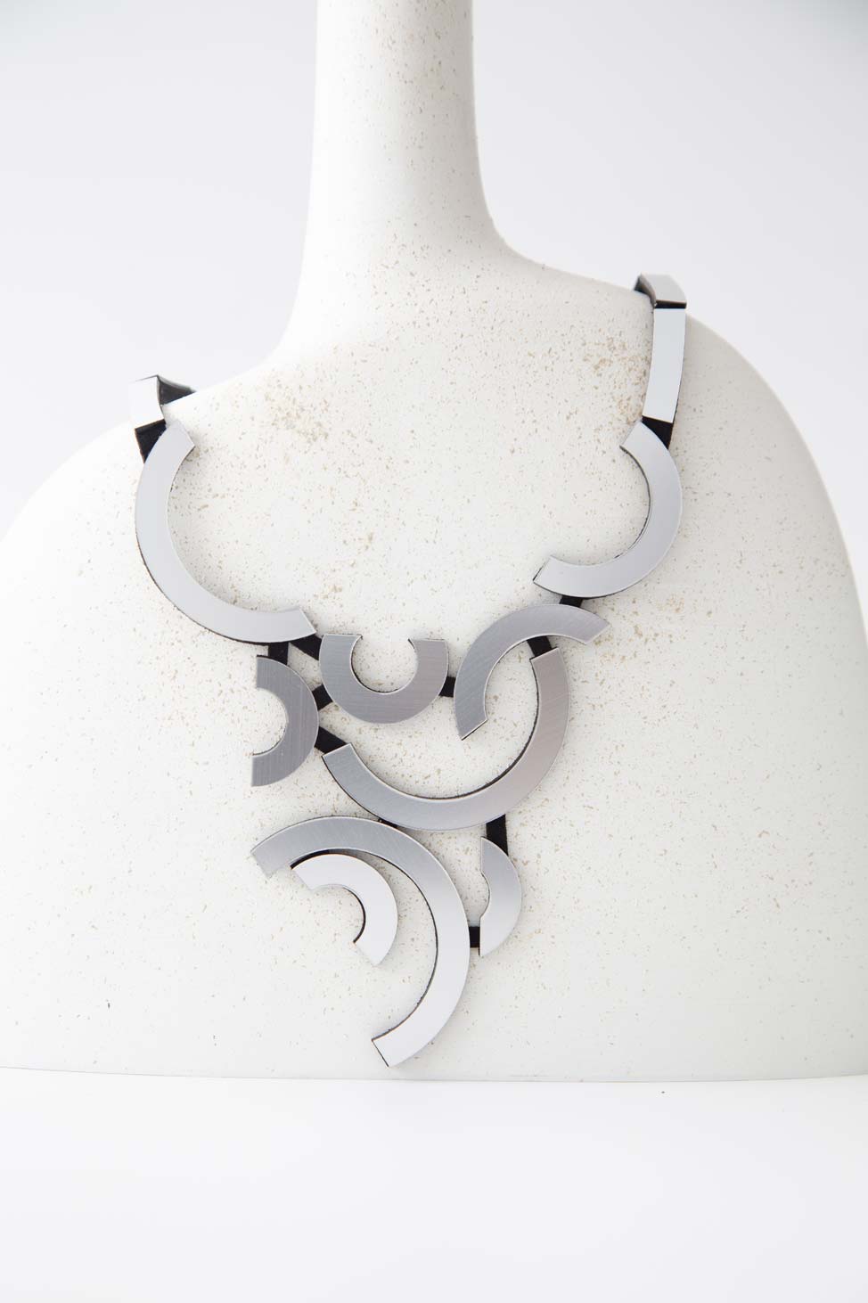 Mies Orbit Necklace Large - Silver – Necklace – Atelier Modernista