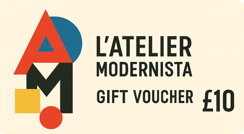 £10 Atelier Modernista Gift Certificate