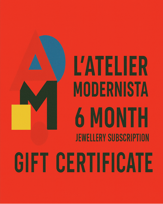 6 Month Atelier Jewellery Subscription Gift Certificate