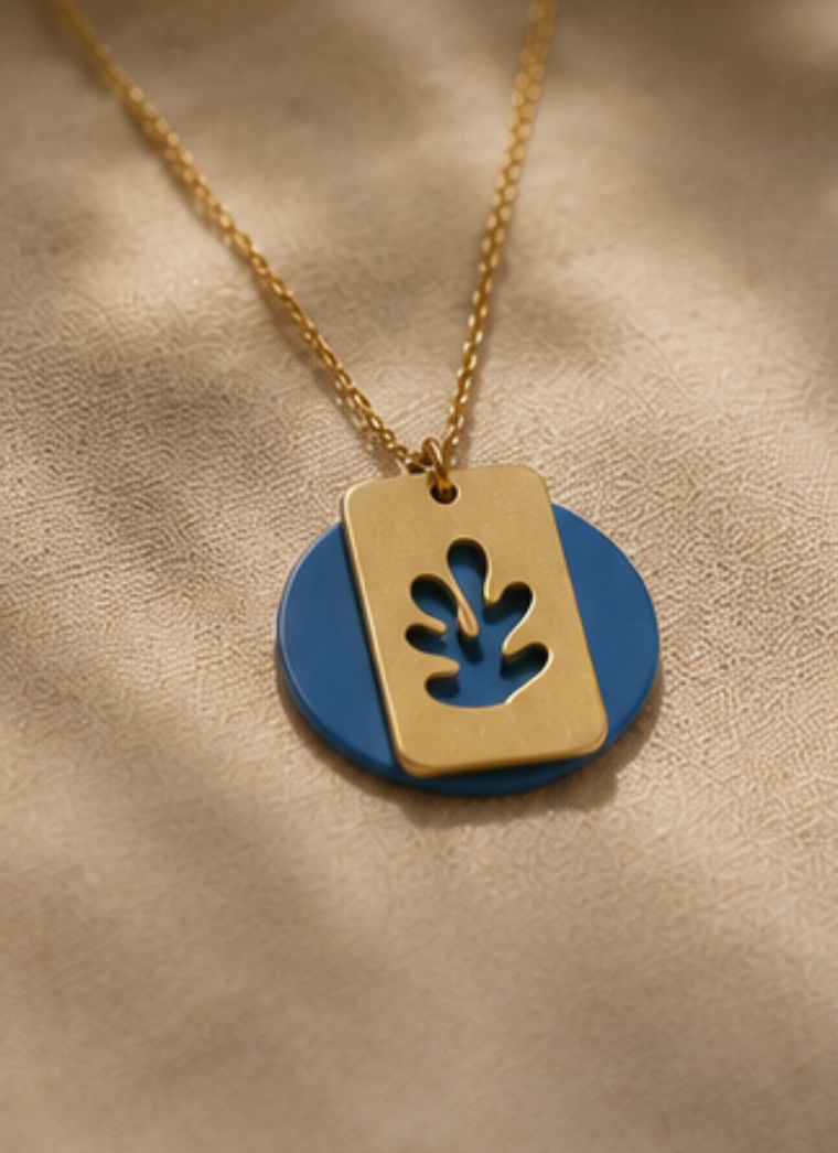 Matisse Necklace in Cobalt
