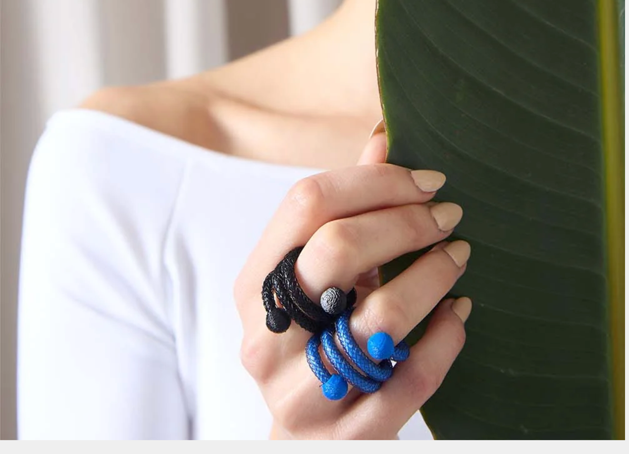 Iskin Life Spiral Ring - Black