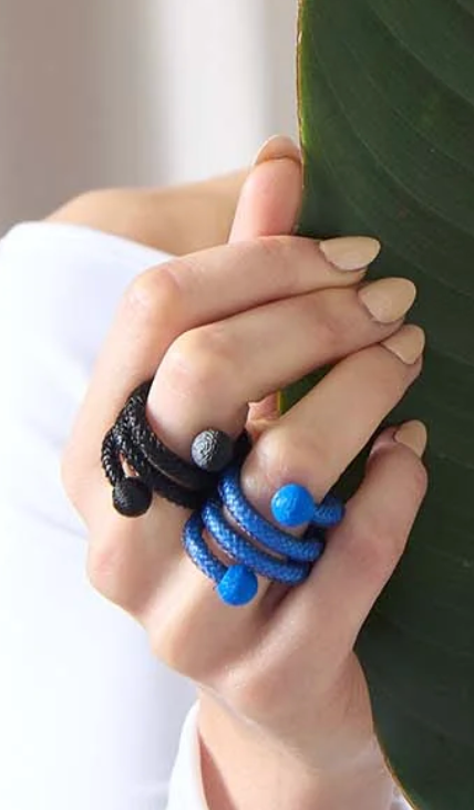 Iskin Life Spiral Ring - Blue