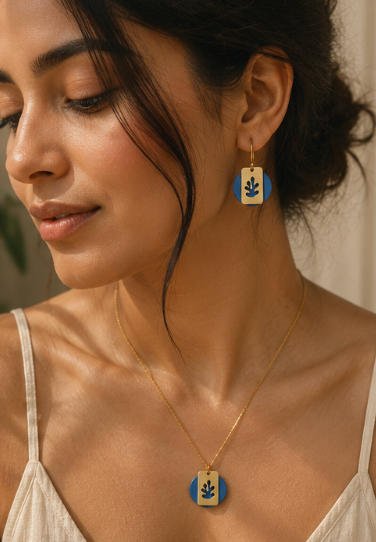 Matisse Necklace in Cobalt