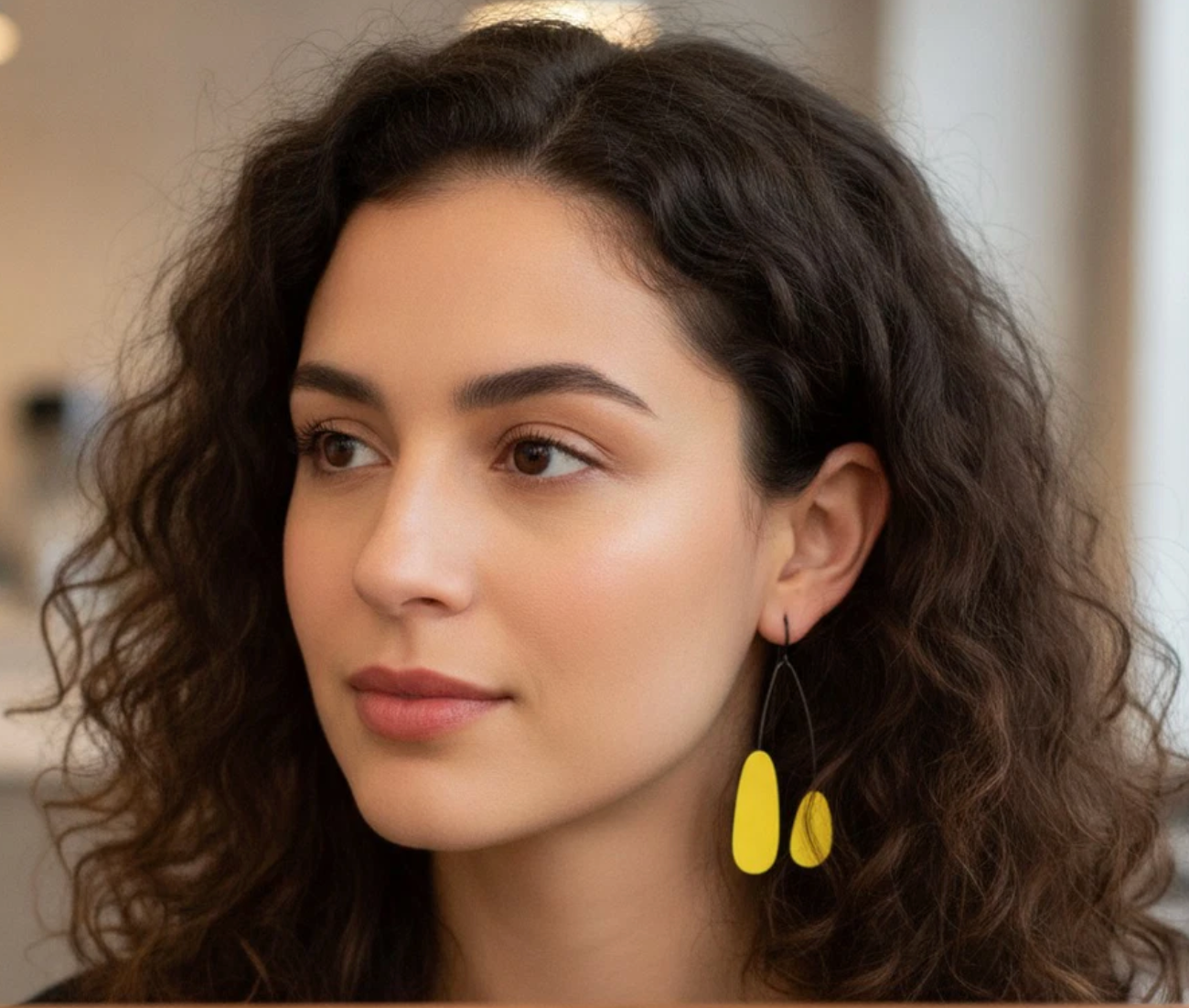 Yellow ORB Kidson Earrings