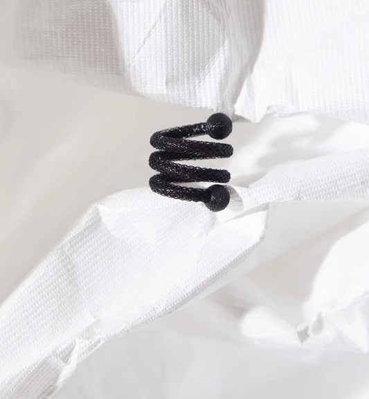 Iskin Life Spiral Ring - Black