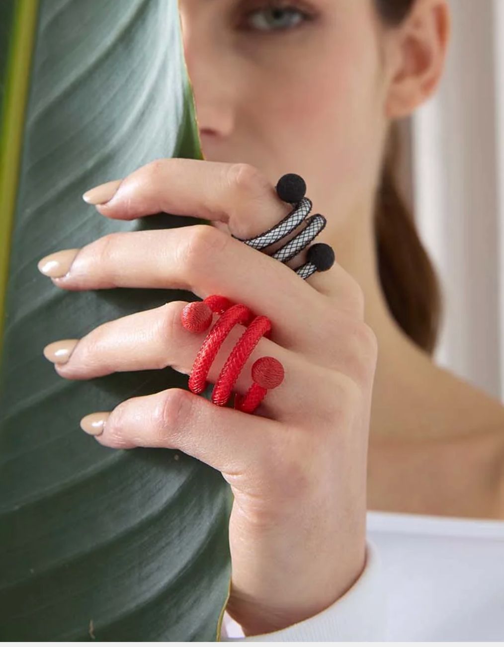 Iskin Life Spiral Ring - Red