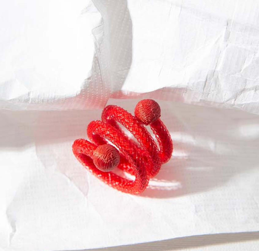 Iskin Life Spiral Ring - Red