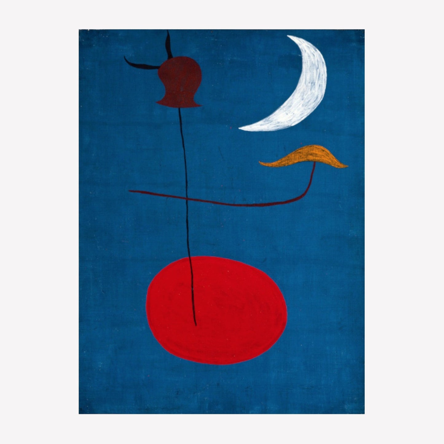 Silver-Plated Earrings Red Miró Jewelry