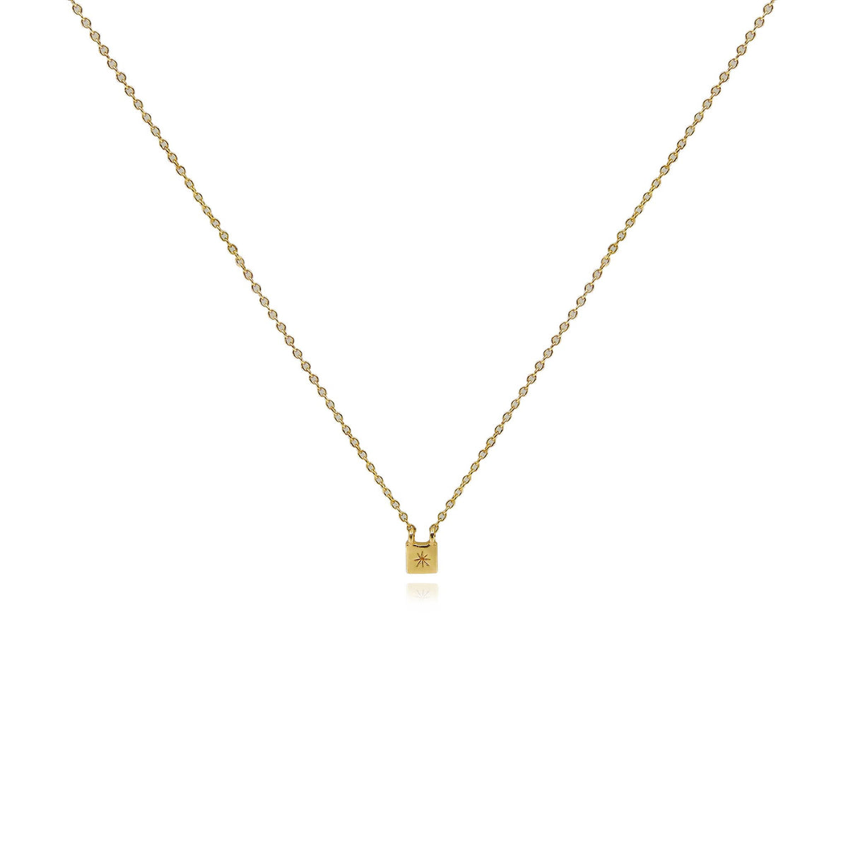 Petite Star Necklace in Gold Vermeil
