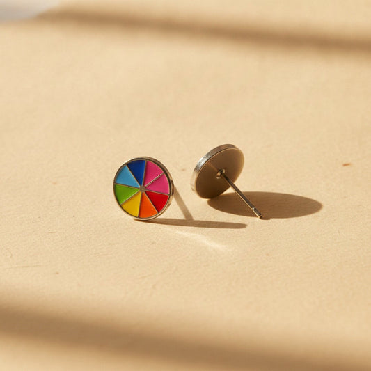Euclid Colour Wheel Earrings