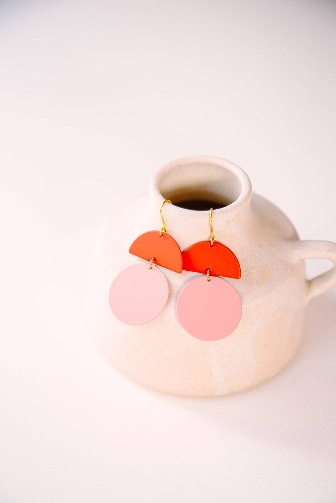 Bauhaus Collection -  Two Colour Geometric Earrings