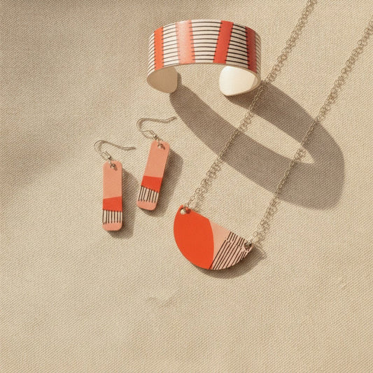 Modernist Line Art Set (Red)