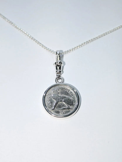 The Silver Hare Coin Necklace – Sterling Silver – Atelier Modernista