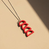 Red Arc Necklace